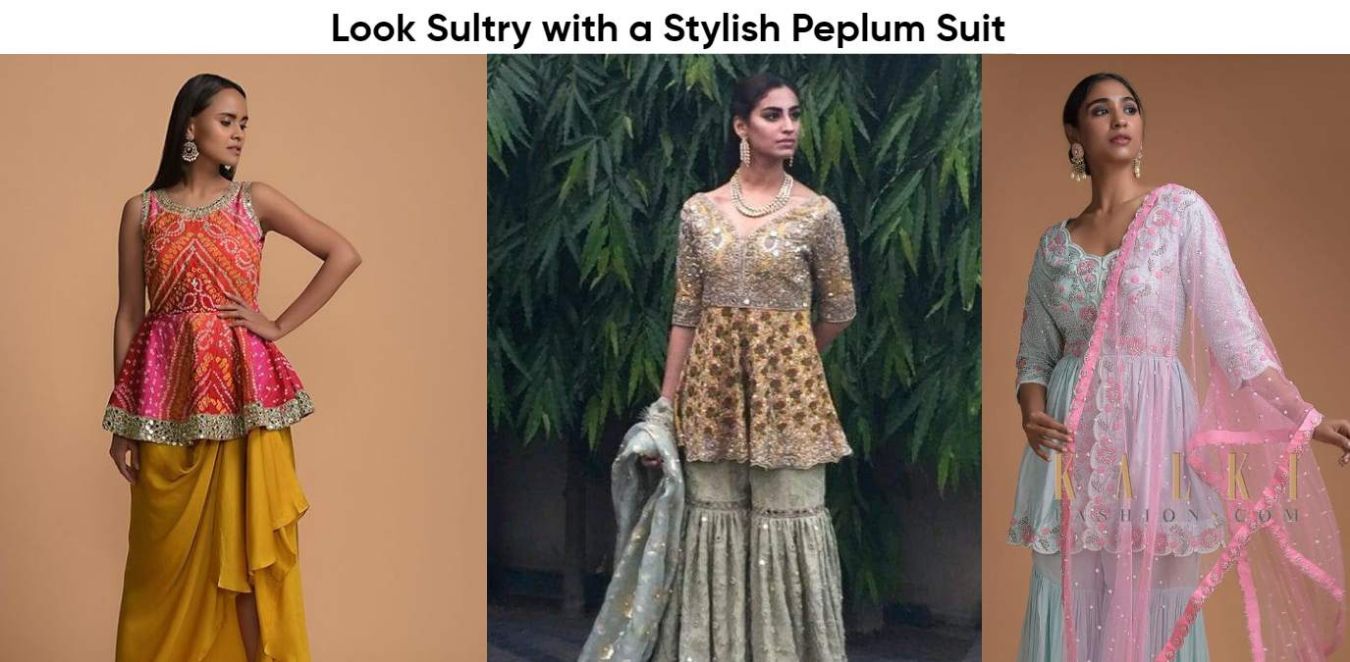 14  Adorable Peplum Suit Designs for Various Occasions